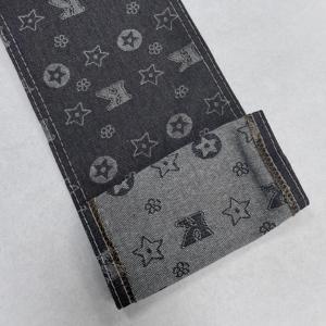 Tessuto Denim Jacquard con Stelle Giocose, <span class=keywords><strong>Indaco</strong></span> Scuro, 80% Cotone, Alta Qualità per Jeans o Giacche per <span class=keywords><strong>Bambini</strong></span> - Product Image 3