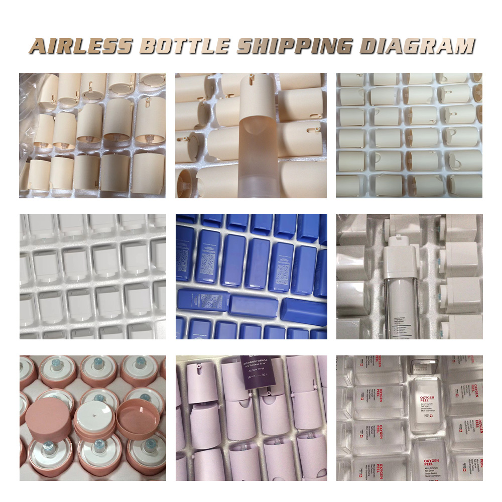 airless pump bottle pcr