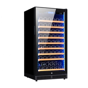 24 pulgadas de ancho 80 botella de lujo Undercounter bebidas y enfriador de vino nevera con vino de vidrio estante para cocina moderna - Product Image 1