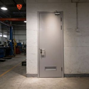 Puertas Metálicas Cortafuego Personalizadas de Fábrica Mexin, Puertas Batientes de Acero para Cuartos Limpios Industriales, Alimentos y Hospitales, Cuarto <span class=keywords><strong>Limpio</strong></span> Moderno - Product Image 2