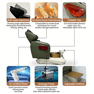 Fauteuil de <span class=keywords><strong>pédicure</strong></span> spa de luxe moderne avec massage et fonction inclinable pour manucure et <span class=keywords><strong>pédicure</strong></span> - Product Image 4