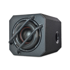 Subwoofer de voiture 10 pouces 1200W actif 12V, boîtier carré avec poignée pour système audio auto - Product Image 2