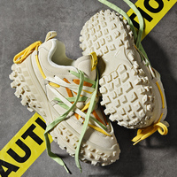 Chaussures de course décontractées tendance pour hommes, baskets à semelle épaisse, style papa, avec logo personnalisé, pour couple