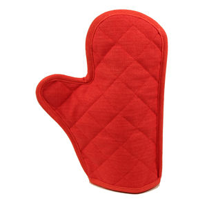 Guanto da Forno in Cotone Rosso 20x27cm - Product Image 1