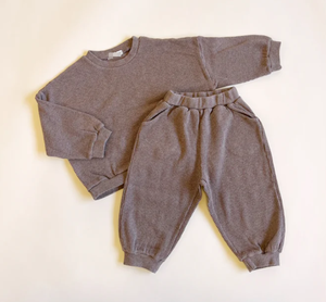 Set Jogger per bambini Unisex felpe a maniche lunghe Casual a maniche lunghe e <span class=keywords><strong>pantaloni</strong></span> sportivi per ragazzi e ragazze - Product Image 2