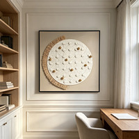 Art mural minimaliste moderne, peinture d'objets réels pour salon et espaces commerciaux, tailles personnalisées disponibles