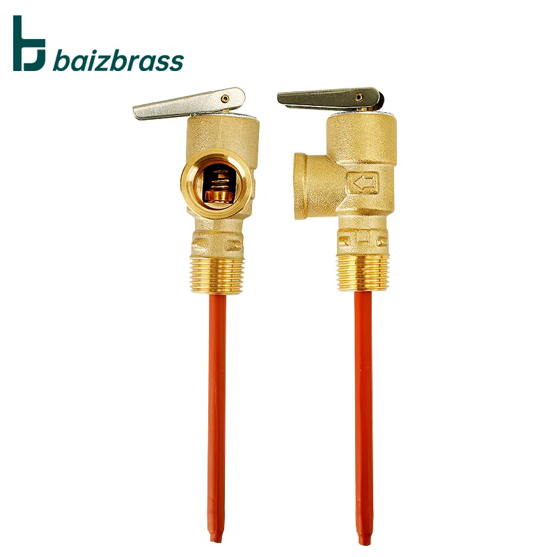 1/2in 3/4in TP Valve Gas Water Heater Boiler Tekanan Suhu Safety Relief Valve