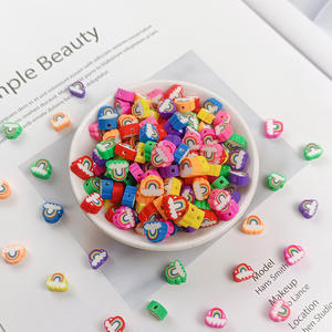 Multiple Styles 500g/bag 10mm Spacer Beads Clay Beads Polymer Clay Beads for Jewelry Making DIY Handmade Jewelry Crafts - Product Image 5