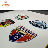 Film TPU Qinyu QY-uv UV DTF à effet gonflant, texture 3D, compatible avec l'impression jet d'encre LED, presse à chaud pour applications textiles