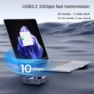 2230 hút từ SSD trạng thái rắn hộp đĩa cứng với quạt PD sạc nhanh Loại-C 3.2 sét di động Trường hợp ổ cứng - Product Image 3