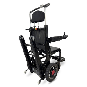 Fauteuil roulant électrique pliable KSM-302P pour la montée d'escaliers, avec moteur puissant, pour personnes handicapées atteintes de paralysie des membres arrière - Product Image 3