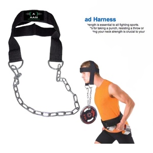 AASI Heavy Duty Dipping Belt Weight Lifting Head <b>Harness</b> Durable Gym Equipment Universal Fit - Product Image 2