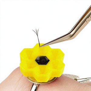 Support jetable en nid d'abeille pour colle, type Blossom Cup, pour extensions de cils volumineuses et utilisation d'encre - Product Image 3