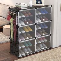 Armoire portable en plastique PP, organisateur de rangement magique, meuble de maison DIY – Vente directe usine