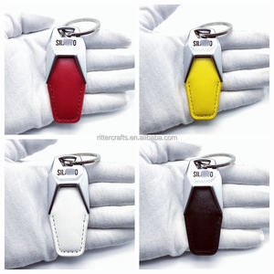 Regalos de promoción Llaveros de recuerdo baratos Logotipo de coche Tienda de coches Llavero de cuero en blanco de Metal personalizado Llavero De Cuero - Product Image 5