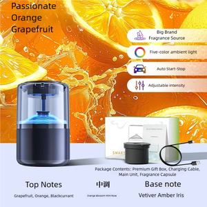 Diffuseur Rotatif Premium Désodorisant Voiture Longue Durée Maison Auto Machine Gel Plastique Matière Aspect Haut de Gamme - Product Image 3