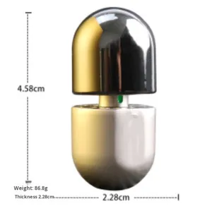 Jouet anti-stress souple en forme de pilule, jouet en métal en forme de capsule, jouet coulissant haptique en métal pour le soulagement du stress et les loisirs - Product Image 4