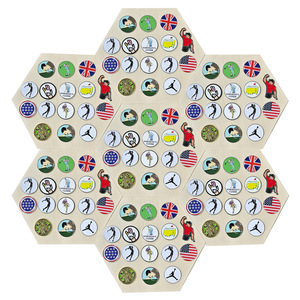Expositor de Marcadores de Pelotas de Golf de Madera con Diseño de Panal de Abeja al por Mayor, Soporte para Exhibición de Marcadores de Pelotas de Golf, Estantes para Exhibición de Marcadores de Pelotas de Golf - Product Image 5