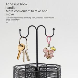 Organisateur de stylos en maille métallique motif fleur de prunier pour bureau, étudiant, support de stylos créatif et personnalisé pour bureau, sur mesure - Product Image 3
