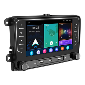 7 pulgadas Carplay <span class=keywords><strong>Android</strong></span> Auto Car Radio 2Din Car DVD Player para VW Car Radio GPS <span class=keywords><strong>Bluetooth</strong></span> RDS con pantalla táctil capacitiva HD - Product Image 1
