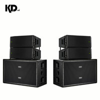 KD-50 Système Line Array Actif 3 Voies Double 12 Pouces avec Subwoofers SUB8006 18 Pouces Néodyme 4 Ohms