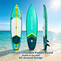 Accessoire de planche à pagaie gonflable (SUP) de 11,6 pieds en PVC, matériau cousu, pour skateboard, vente en gros OEM