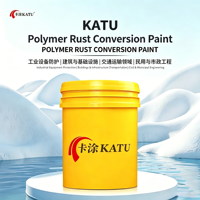Peinture convertissante de la rouille polymère, apprêt anticorrosion pour structures en acier rouillé, équipements métalliques et protection des surfaces industrielles