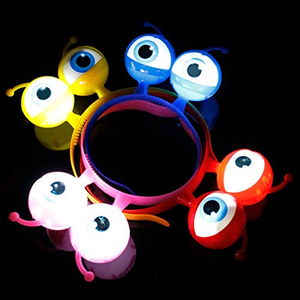 Diadema LED Mayorista con Antenas de Extraterrestre y Ojos Grandes, Luces de Cabeza de Martiano para Fiesta de Halloween y Neón - Product Image 2