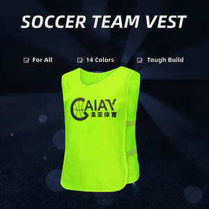 Premium Quality Reversible Sublimation Mesh Soccer <b>Bibs</b> Training Vest for Football Sports Vest training equipment - Product Image 4