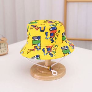 Sombreros de Pescador de Algodón para Niños y Niñas, Diseño de Dibujos Animados, para Deportes al Aire Libre, con Cordón, Verano 2025 - Product Image 6