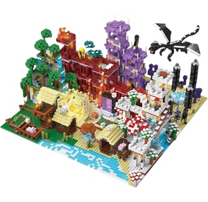 ของเล่นเด็กผู้ชายเพื่อสร้างโลกของฉันโมเดลการประกอบผู้พิทักษ์หมู่บ้านมังกรเงา - Product Image 1