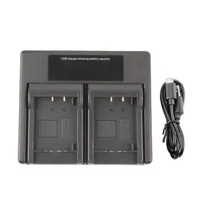 LI-80B NP-900 Camera Battery USB LCD Dual Charger for Olympus NP900 LI80B Minolta DIMAGE E40 E50 PREMIER SL4 SL5 SL6 BENQ C500