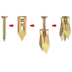 Tornillo de expansión especial para aeronaves, anclaje de pared de acero para placas de yeso y paneles huecos - Categoría de producto - Product Image 6