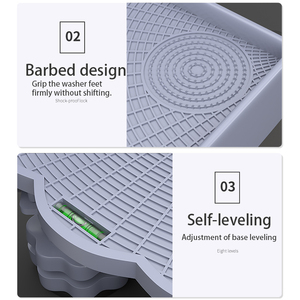 Base de laveuse <span class=keywords><strong>Support</strong></span> de machine à laver réglable et mobile de différentes couleurs Base pour réfrigérateur avec roues - Product Image 6