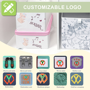 Có thể gập lạ<span class=keywords><strong>i</strong></span> vả<span class=keywords><strong>i</strong></span> hộp lưu trữ vớ<span class=keywords><strong>i</strong></span> <span class=keywords><strong>n</strong></span>ắp | Màu Hồng Gấu Đồ chơ<span class=keywords><strong>i</strong></span> tổ chức cho trẻ em phòng, vườ<span class=keywords><strong>n</strong></span> ươm & Tủ quầ<span class=keywords><strong>n</strong></span> áo | dễ thương ráp lưu trữ <span class=keywords><strong>bin</strong></span> - Product Image 4