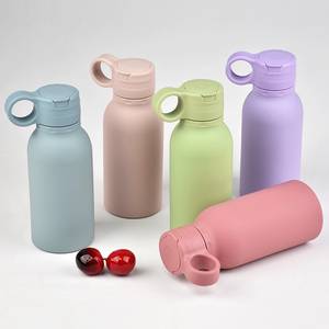Kids Food Grade Silicone Straw Water <b>Bottle</b> BPA Free Leak Proof Portable Water <b>Bottle</b> <b>for</b> School Travel Sports - Product Image 4