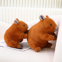 Sac à dos en peluche Capybara très populaire, jouet en peluche cochon d'eau mignon et gras, animal en peluche Capybara