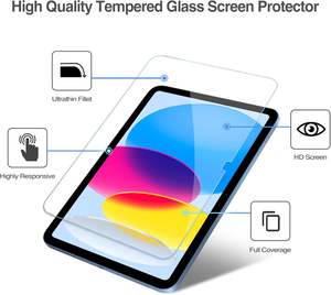 Protector de Pantalla de Vidrio Templado Transparente 9H para iPad A16 11.ª Generación 2025 de 11 Pulgadas, para iPad 10.ª Generación 10.9 Pulgadas <span class=keywords><strong>2022</strong></span>, Sensible al Tacto - Product Image 4