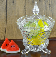 Brazilië Hot Selling Stand Bowl Voor Candy Clear Suger Potjes Draagbare Keuken Noten Gedroogde Balken Opslagcontainer