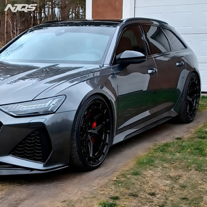 Cerchi Forgiati NJQS Personalizzati da 18, 19, 20, 21, 22 Pollici Monoblocco Multirazze 5x112 Cromati da Corsa per Audi A4, A5, A6, A7, RS4, RS6, RS7 - Product Image 4