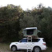 Fournisseur en vedette Tente de camping sur le toit Euro Dome à longue durée de vie avec galerie de toit Toile double couche Quatre saisons Une chambre