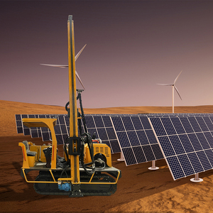 Máy đóng cọc vít vận chuyển nhanh, máy khoan cọc, máy đóng cọc mặt đất, máy đóng cọc năng lượng mặt trời - Product Image 3