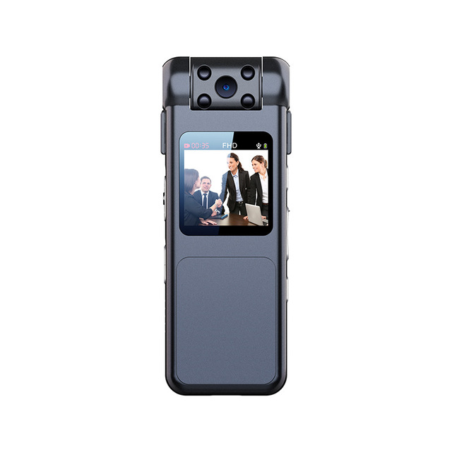 Infrared Night Vision 1080P High-Definition CMOS MicroSD Video Recorder Rotating Camera One-Key Recording Synchronous Video Pen