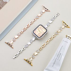 Correa de Reloj de Aleación de Zinc para <span class=keywords><strong>Apple</strong></span> <span class=keywords><strong>Watch</strong></span> 38mm 40mm 41mm 42mm 44mm 45mm 46mm 49mm, Brazaletes de Reloj con Diseño Moderno - Product Image 2