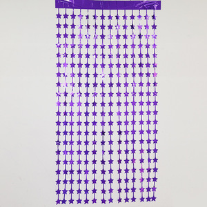 Cortina de flecos de aluminio con forma de estrella de cinco estrellas, cortina de alta calidad, decoración para baby shower, Diwali, cortinas <span class=keywords><strong>tornasol</strong></span> - Product Image 4