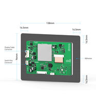 Carte PCBA BMS intelligente JK BMS 64 Go ROM Android 8.0 avec écran LCD de 4,3 pouces pour pack de batteries Li-ion/LiFePO4 DIY