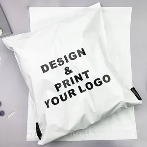 Custom Boutique Poly Mailers Plastic Printed Mailing Bag Self Adhesive Apparel Shipping Courier Bag