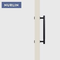 Nurlin laiton porte Double simple face linéaire rayé barre de traction porte en bois porte en verre salle de douche appareil de cuisine or mat noir