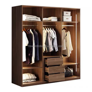 Design semplice nuovo moderno rifornimento di fabbrica armadi per camera <span class=keywords><strong>da</strong></span> <span class=keywords><strong>letto</strong></span> professionali di alta qualità <span class=keywords><strong>con</strong></span> porta <span class=keywords><strong>scorrevole</strong></span> in vetro - Product Image 3