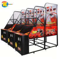 Machine de jeu de basket-ball simulateur en gros, borne d'arcade mobile pour enfants, machine de jeu de basket-ball d'arcade pour FEC